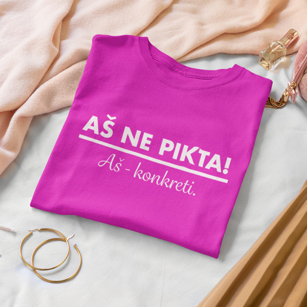 Moteriški marškinėliai "Aš ne pikta"