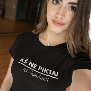 Moteriški marškinėliai "Aš ne pikta"