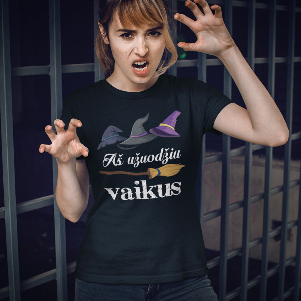 Moteriški marškinėliai "Aš užuodžiu vaikus"