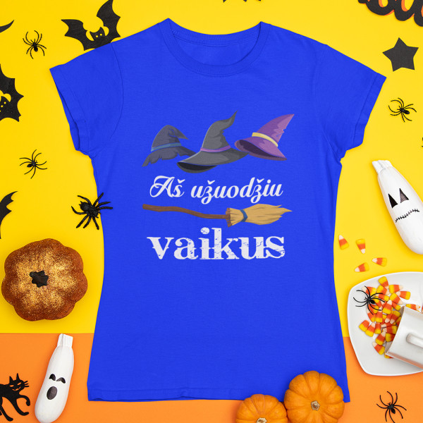 Moteriški marškinėliai "Aš užuodžiu vaikus"