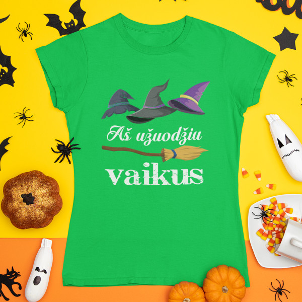 Moteriški marškinėliai "Aš užuodžiu vaikus"