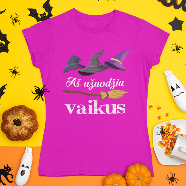 Moteriški marškinėliai "Aš užuodžiu vaikus"