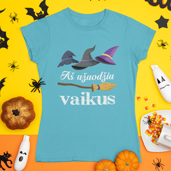 Moteriški marškinėliai "Aš užuodžiu vaikus"