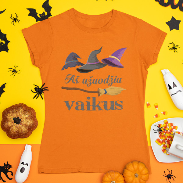 Moteriški marškinėliai "Aš užuodžiu vaikus"