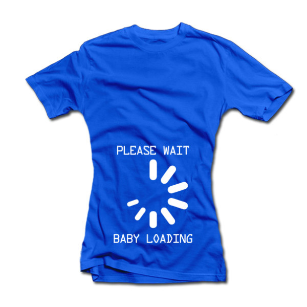 Moteriški marškinėliai "Baby loading" Moteriški marškinėliai "Baby loading"