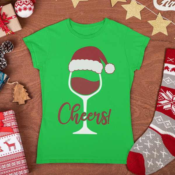 Moteriški marškinėliai "Cheers"