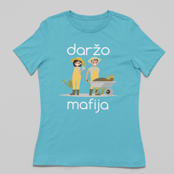 Moteriški marškinėliai "Daržo mafija"