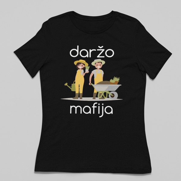 Moteriški marškinėliai "Daržo mafija"