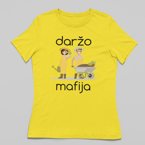 Moteriški marškinėliai "Daržo mafija"
