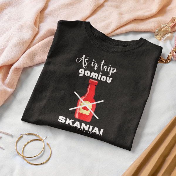 Moteriški marškinėliai "Gaminu skaniai" Moteriški marškinėliai "Gaminu skaniai"
