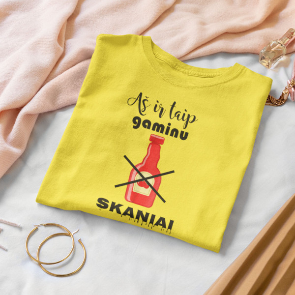 Moteriški marškinėliai "Gaminu skaniai" Moteriški marškinėliai "Gaminu skaniai"
