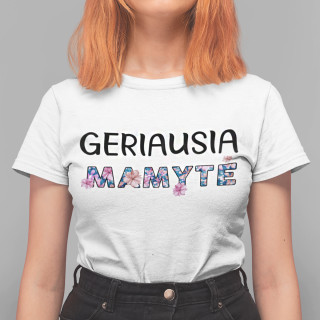 Moteriški marškinėliai "Geriausia mamytė"