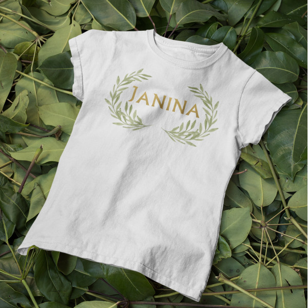 Moteriški marškinėliai  "Janina - Joninių karalienė"