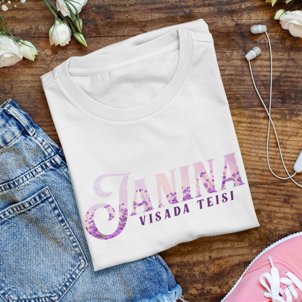 Moteriški marškinėliai "Janina visada teisi"