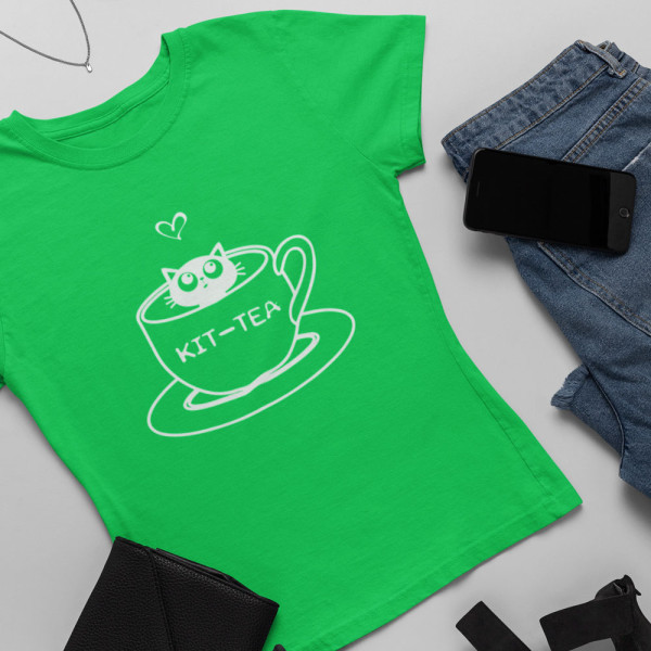 Moteriški marškinėliai "KIT-TEA"