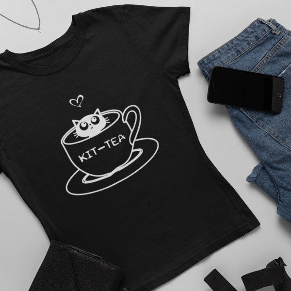 Moteriški marškinėliai "KIT-TEA"