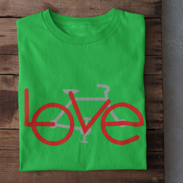 Moteriški marškinėliai "Love bike" Moteriški marškinėliai "Love bike"