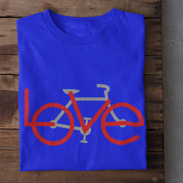 Moteriški marškinėliai "Love bike" Moteriški marškinėliai "Love bike"