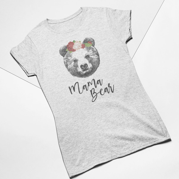 Moteriški marškinėliai "Mama bear" Moteriški marškinėliai "Mama bear"