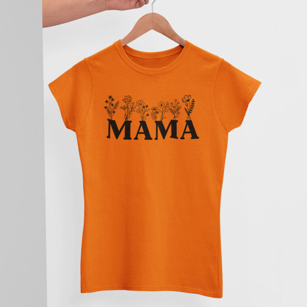 Moteriški marškinėliai "Mama - laukų gėlė"