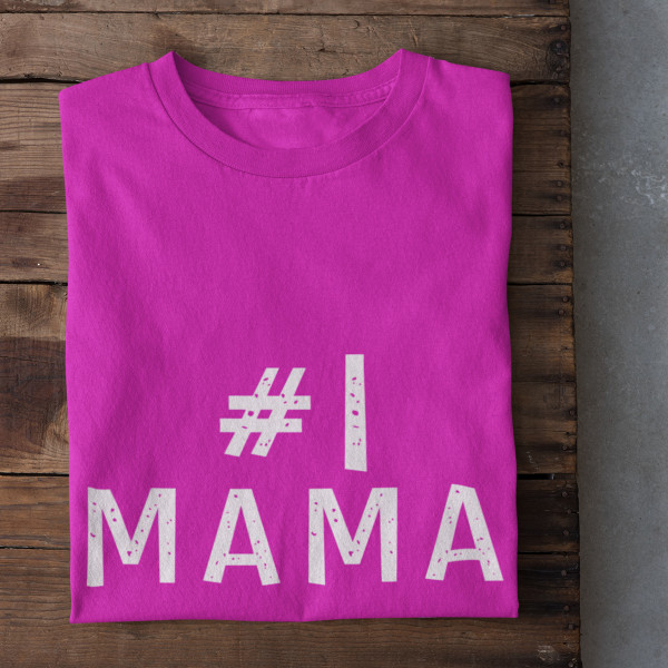 Moteriški marškinėliai "Mama Nr.1"