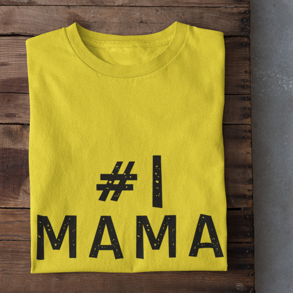 Moteriški marškinėliai "Mama Nr.1"