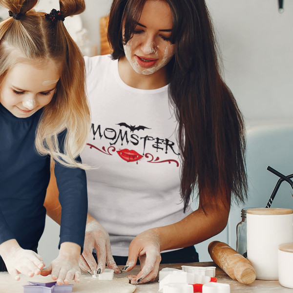Moteriški marškinėliai "Momster"