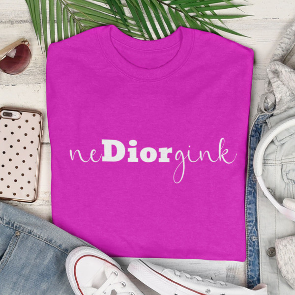 Moteriški marškinėliai "Nediorgink"