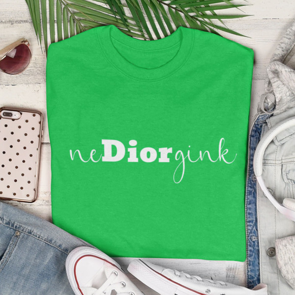 Moteriški marškinėliai "Nediorgink"
