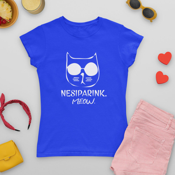 Moteriški marškinėliai "Nesiparink"