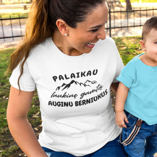 Moteriški marškinėliai "Palaikau laukinę gamtą"