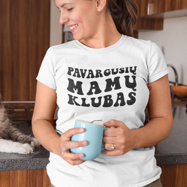 Moteriški marškinėliai "Pavargusių mamų klubas"