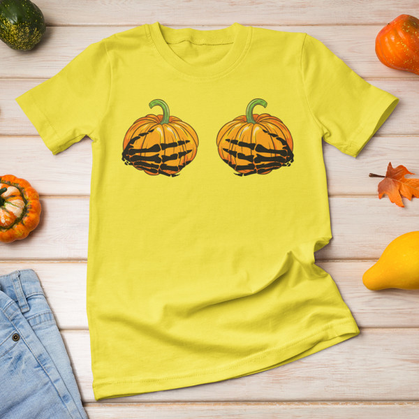 Moteriški marškinėliai " Pumpkin hands"