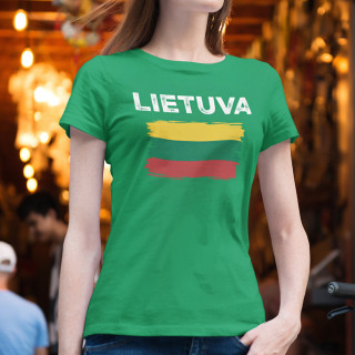 Moteriški marškinėliai "Retro Lietuva"