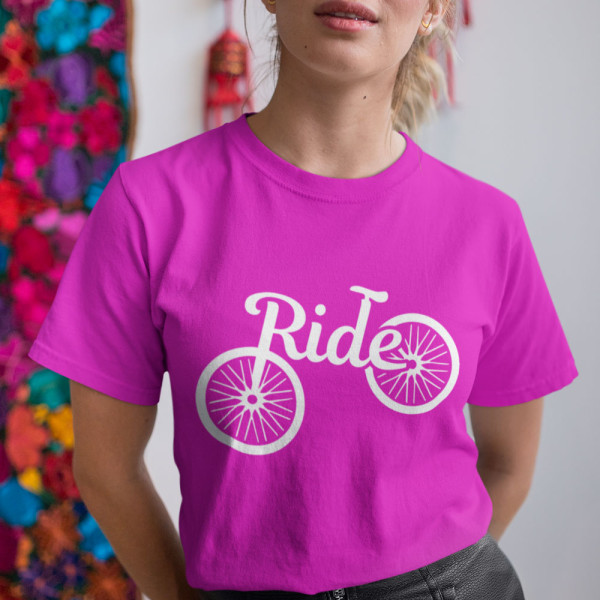 Moteriški marškinėliai "Ride"
