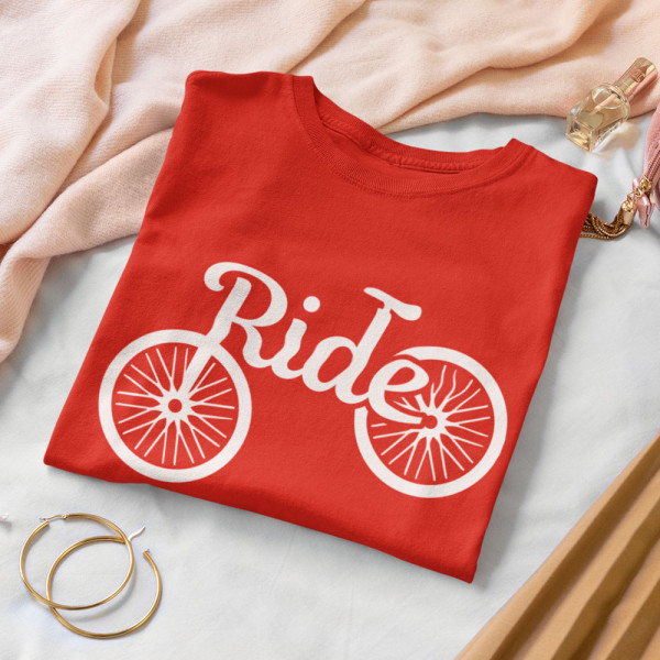Moteriški marškinėliai "Ride"