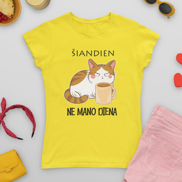 Moteriški marškinėliai "Šiandien ne mano diena"