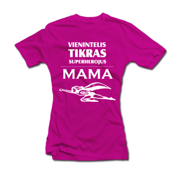 Moteriški marškinėliai "Superherojus-Mama" Moteriški marškinėliai "Superherojus-Mama"