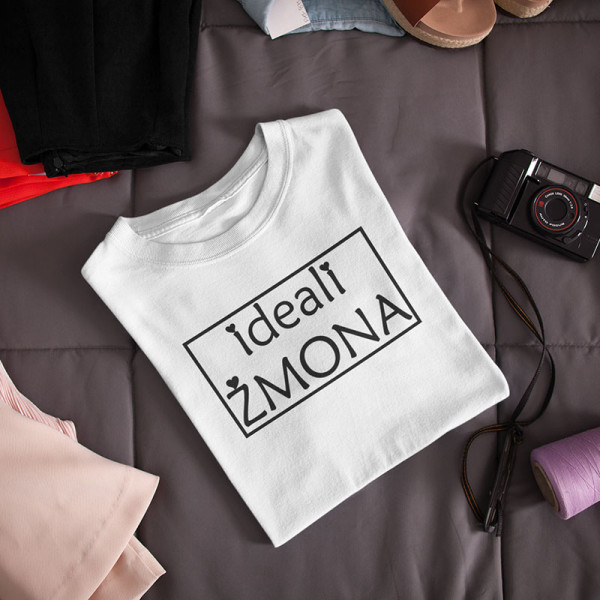 Moteriški marškinėliai „Ideali žmona“