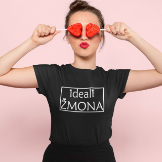 Moteriški marškinėliai „Ideali žmona“