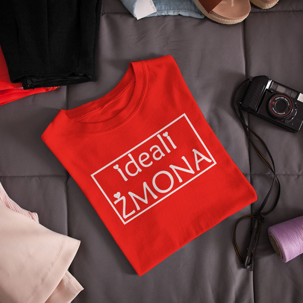 Moteriški marškinėliai „Ideali žmona“