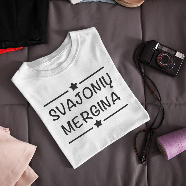 Moteriški marškinėliai "Svajonių mergina"