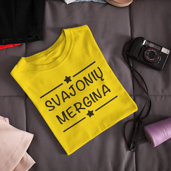 Moteriški marškinėliai "Svajonių mergina"
