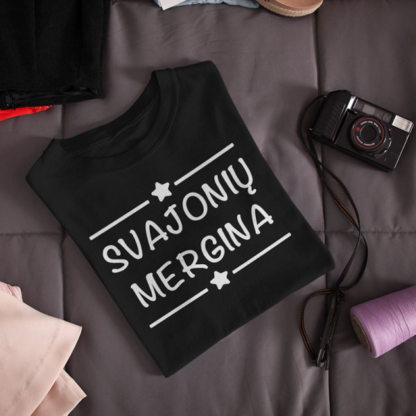Moteriški marškinėliai "Svajonių mergina"