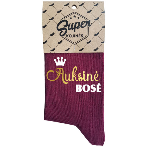 Moteriškos kojinės „Auksinė bosė“ Moteriškos kojinės „Auksinė bosė“