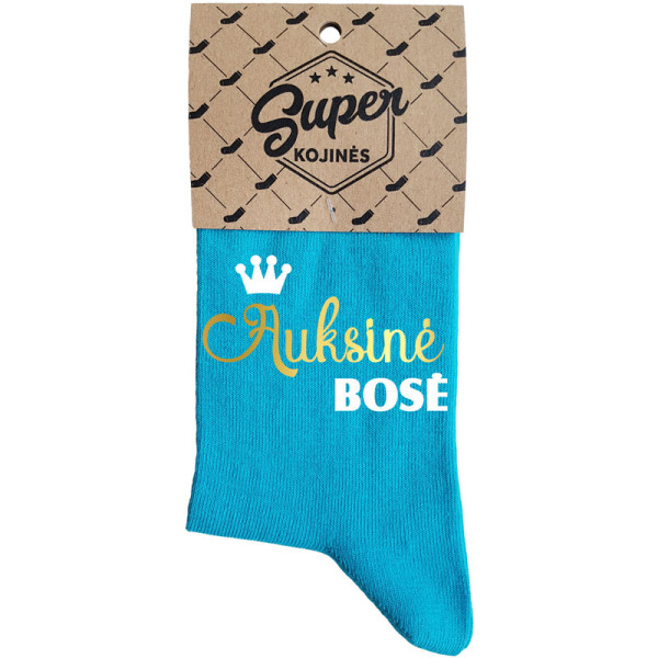 Moteriškos kojinės „Auksinė bosė“ Moteriškos kojinės „Auksinė bosė“