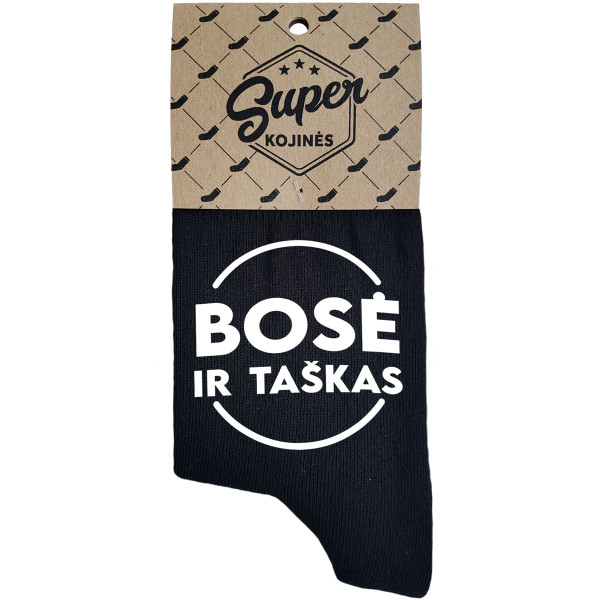 Moteriškos kojinės "Bosė ir taškas" Moteriškos kojinės "Bosė ir taškas"