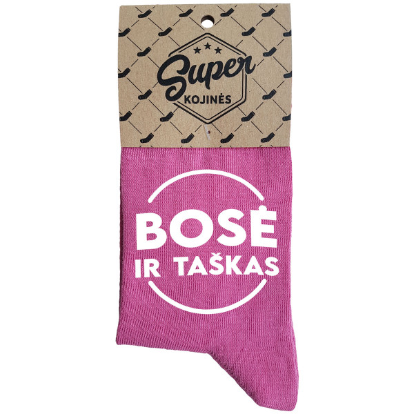 Moteriškos kojinės "Bosė ir taškas" Moteriškos kojinės "Bosė ir taškas"