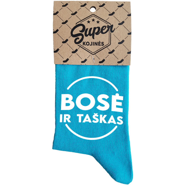 Moteriškos kojinės "Bosė ir taškas" Moteriškos kojinės "Bosė ir taškas"