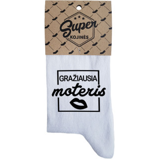 Moteriškos kojinės "Gražiausia moteris"